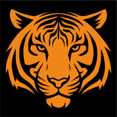 tiger head vector