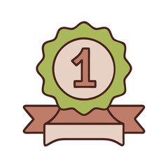 Medal of Excellence Illustration – High-Quality Vector Design for Competitions