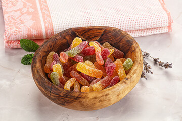 Sweet and sour marmalade worms
