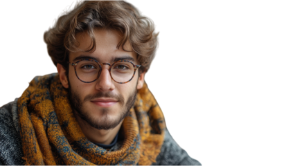 Dedicated student engaged in study at a desk, minimalistic white background, concentration and focus on academic materials