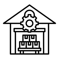 Warehouse Management Icon