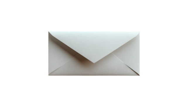 Minimalist Envelope Design, simple envelope flap slightly open, clean white backdrop, elegant and modern aesthetic, inviting and sophisticated feel