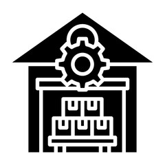 Warehouse Management Icon