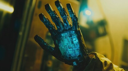 Cybernetic Hand: A Glimpse into a Technological Future