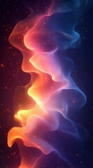 Obraz premium Abstract Cosmic Nebula: A Symphony of Colors and Light