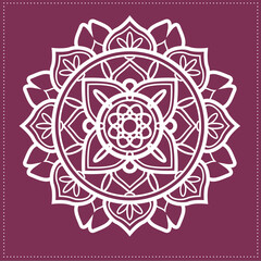 Indian Traditional and Cultural, Kolam, Rangoli, or Paisley vector line art. Bengal art India Tamil mandala Art 01 (59)