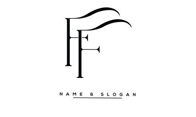 FF Abstract Letters Logo Monogram