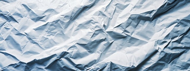 Fototapeta premium Wrinkled Paper Texture, showcasing creases and subtle irregularities, ideal for backgrounds or artistic projects.