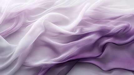 Obraz premium Gentle Light Lavender and Soft Grey Gradient. Silk minimal cool background