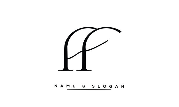 FF Abstract Letters Logo Monogram