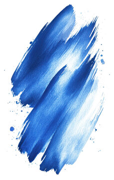 Watercolor brush strokes png transparent