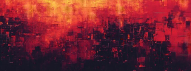 Fototapeta premium Pixelated Noise Texture, a static design featuring grainy elements and distorted patterns, ideal for digital art and graphic design applications