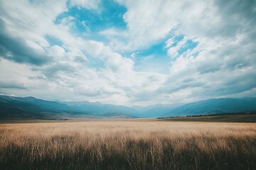 landscape with clouds