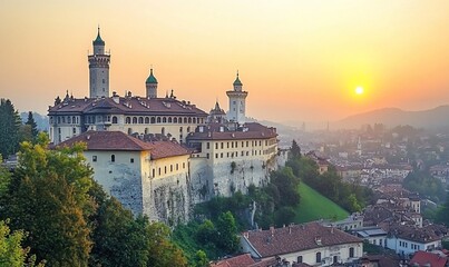 Fototapeta premium panorama castle