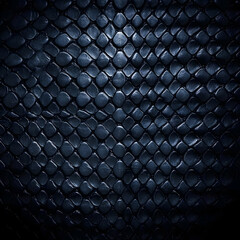 Dark Blue Reptile Skin Texture Background Shows Scales and Pattern in Detail Close Up