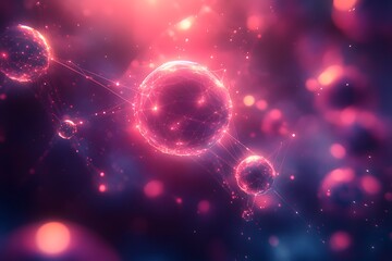 Obraz premium Exploring the vibrant world of cryptocurrency visualized through abstract representations