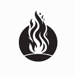 vector fire icon