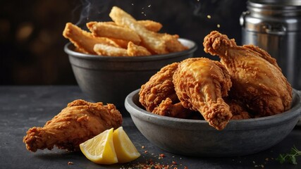 junk food served in a junk food restaurant