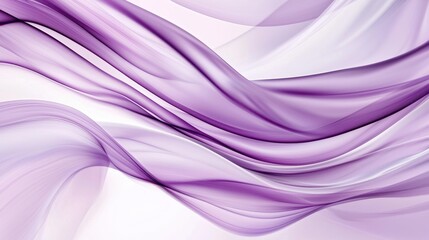 Smooth Lavender Waves on Clean Background for Elegant Designs