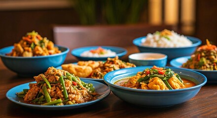 food, table, salad, dinner, meal, plate, restaurant, dish, lunch, fish, banquet, gourmet, buffet, vegetable, cuisine, celebration, appetizer, meat, party, seafood, wedding, healthy, delicious, caterin