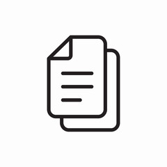copy duplicate document icon vector sign