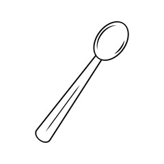 serving spoon vector icon, simple design, minimal style, line icon, Silhouettes,
Cooking equipment made of stainless steel and modern, vector illustration,
kitchen utensils in black and white,