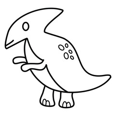 Pterodactyl Coloring Page for Kids dinosaurus