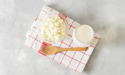 Organic Cow or buffalo colostrum, cooked and uncooked in glass bowl, strengthens the immune system