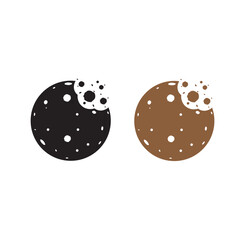 Cookie vector icon. Symbol in line art style for design, presentation, website or apps elements, logo template