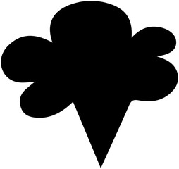 Speech or Think Bubble Cloud Shape 