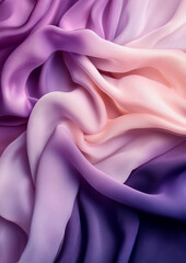 Obraz premium An Elegant Fabric Inspired Abstract Background Featuring Soft Gradient Folds that Add Depth and Texture, Perfect for Creating Stylish and Captivating Vertical Wallpapers. Generative Ai