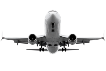 High-Quality Isolated Airplane Image on Transparent Background for Professional Use
