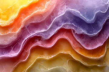 Colorful Abstract Layers of Nature-Inspired Design for Art and Decoration