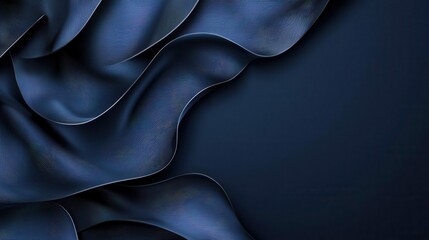 Obraz premium Smooth Navy Wallpaper with Matte Finish and Elegant Patterns