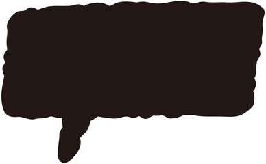 Hand drawn conversation doodle box