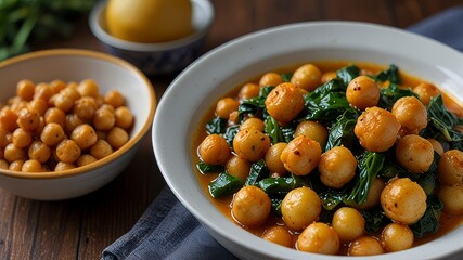 Garbanzos con bacalao 