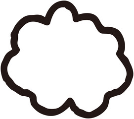 Dialog Doodle cloud box