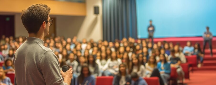 School Assembly on Mental Health Awareness with Motivational Speakers and Public Education