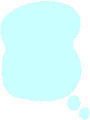 Obraz premium Thinking cloud dialogue Doodle 