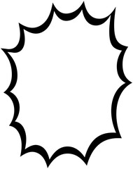 Boom Vertical Dialog Speech Bubble
