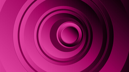 3d circular shape geometric background design | Abstract background design for flyer, futuristic, banner, texture | Modern abstract geometric  vector design  with pink  color