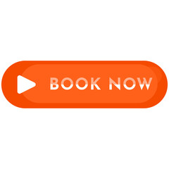 Book now button icon, Web button. Click button icon. Vector EPS 10