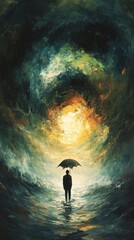 Fototapeta premium The Storm and Shelter, Adjustment Disorders