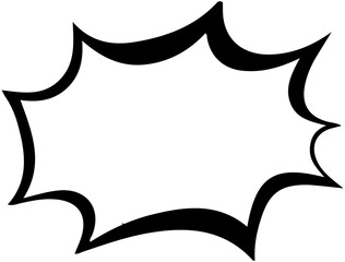 Explosion Comic Bubble