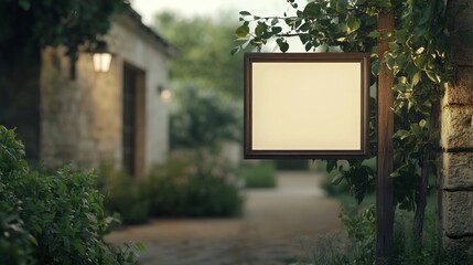Fototapeta premium outdoor sign for a tea room 