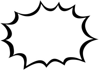 Explosion Comic Bubble