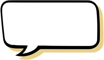 Naklejka premium Cute Dialog box 