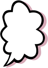 Speech bubble vertical
