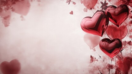 valentine background with empty space for text pink background