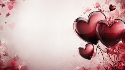 valentine background with empty space for text pink background